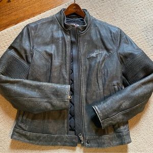 Alpinestars women’s leather motorcycle jacket size Small